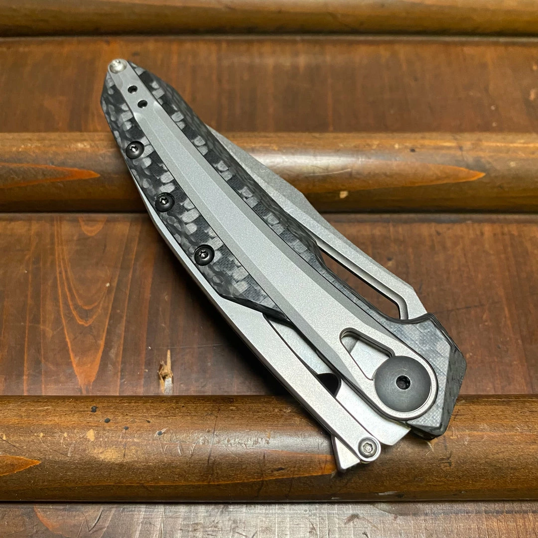 Zero Tolerance Knives Zero Tolerance 0990 KVT Carbon Fiber Steel Frame - Flipper Liner Lock