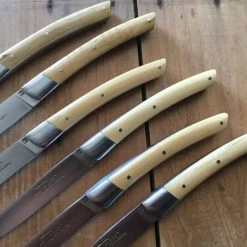 Chazeau Honoré'Le Thiers' Steak Set Of 6 Bolstered Boxwood
