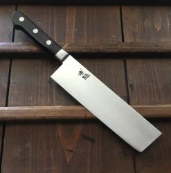 Ashi Hamono 180mm Nakiri Swedish Stainless Western Handle- On Order