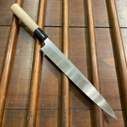 Hitohira Kikuchiyo Manzo 240mm Yanagi LEFTY Shirogami 3 Ho Wood