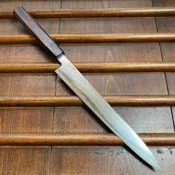 Slicer Takada No Hamono 270mm Sujihiki Ginsanko Stainless Suiboku Finish Octagonal Rosewood Handle - On Order