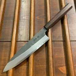 Hitohira Togashi 210mm Gyuto Shirogami 2 Kurouchi Tagayasan Handle