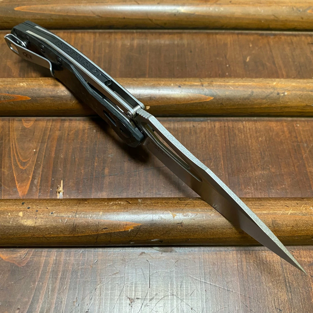 Zero Tolerance Knives Zero Tolerance 0990 KVT Carbon Fiber Steel Frame - Flipper Liner Lock