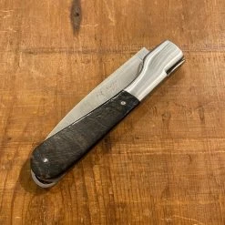 Fontenille Pataud Sperone 12cm Black Ram Horn Lockback