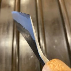 Hitohira TD 165mm Nakiri Stainless Clad Aogami 2 Kurouchi