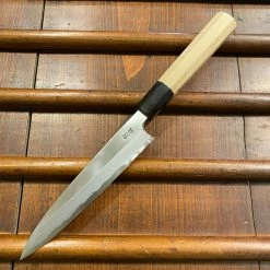 Hitohira Togashi 165mm Petty Stainless Clad Shirogami 1 Ho Handle
