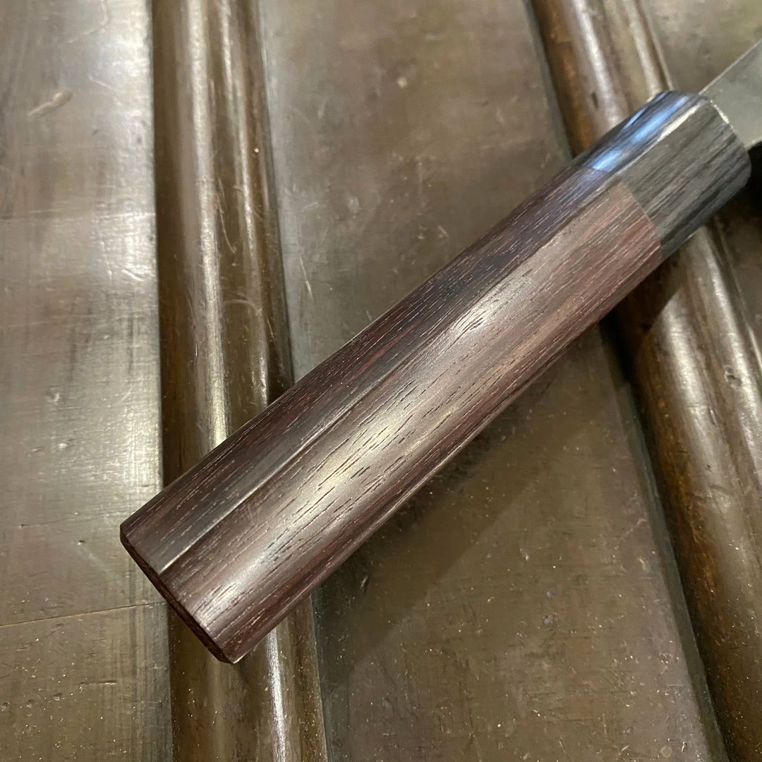 Hitohira MS 170mm Bunka Iron Clad Shirogami #2 Kurouchi Rosewood
