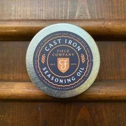 Field Co. Cast Iron Seasoning Oil - 2oz. Tin Steel | Wood Care