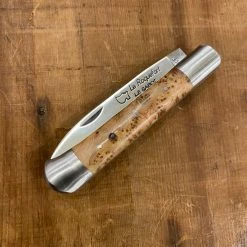 Au Sabot 11cm Roquefort Stainless Pocket Knife Double Bolster Juniper