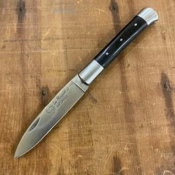 Au Sabot 11cm Roquefort Stainless Pocket Knife Double Bolster Ebony