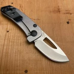 Buck Knives Buck 417 Budgie Frame Lock - Green Natural G10