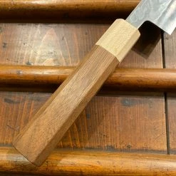 Hitohira TD 165mm Stout Gyuto SLD Tsuchime Walnut Handle