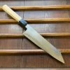 Takada No Hamono 210mm Kiritsuke Gyuto Ginsanko Stainless Suiboku Finish Octagonal Ho & Horn Handle - On Order Waiting Room
