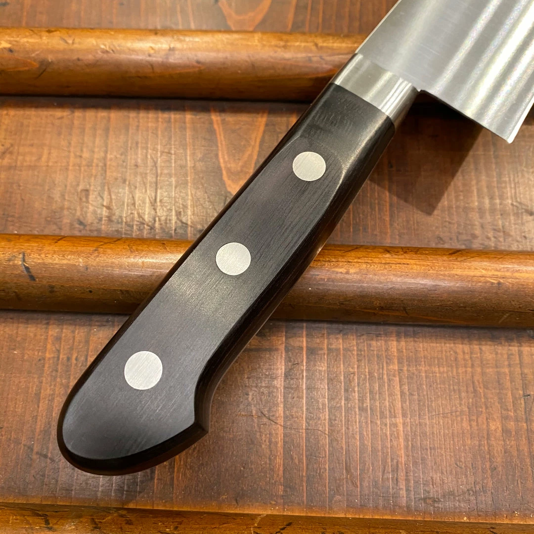 Ashi Hamono 240mm Gyuto Shirogami #2 Western Handle W Saya