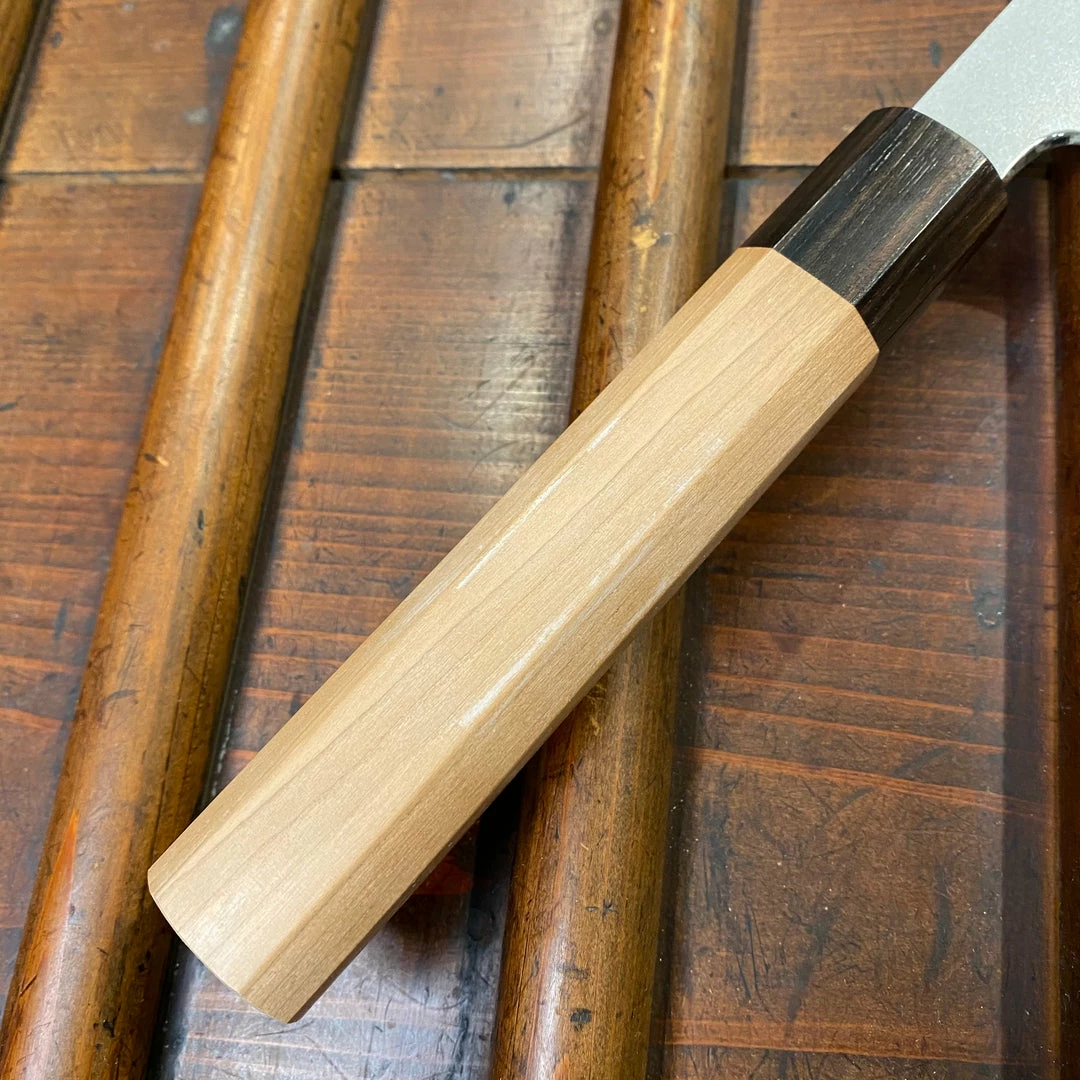 Hitohira Kikuchiyo Yohei 210mm Gyuto Ginsanko Kasumi Cherry - On Order