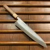 Hitohira TD 240mm Gyuto SLD Tsuchime Walnut Handle