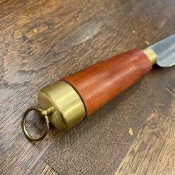 Friedr. Herder Friedr Herder 6” Old Netherlands Knife ‘Boscher’ Carbon Steel Cherry Brass W Loop