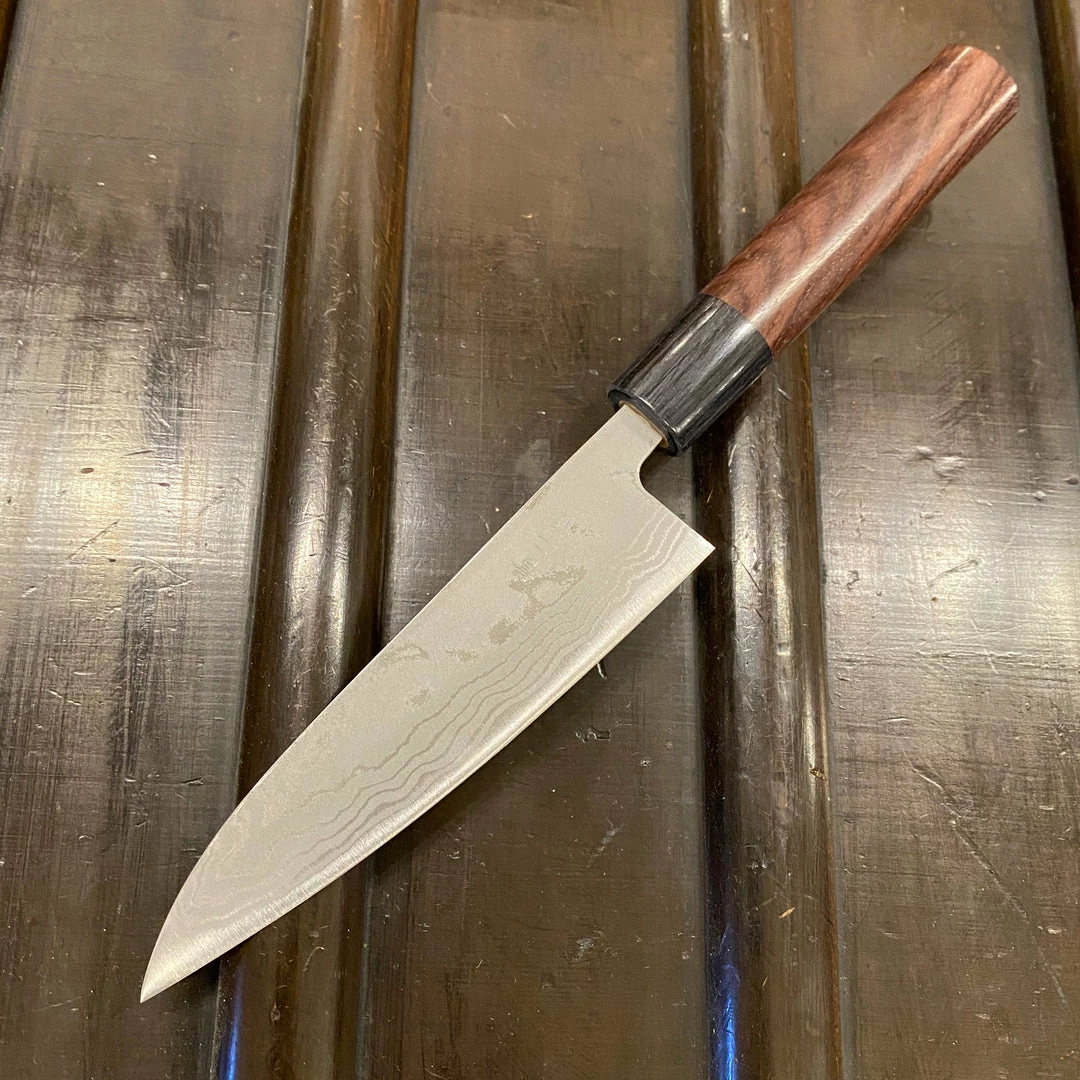 Hitohira GR 135mm Petty Iron Clad Aogami 2 Damascus