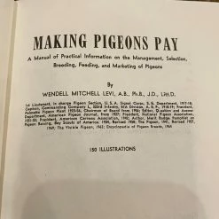 Ingram Accessories Making Pigeons Pay - Wendell Mitchell Levi