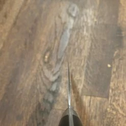 Hitohira Imojiya TH 180mm Santoku VG10 Linen Micarta Western