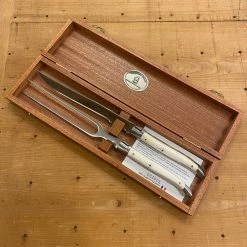 Fontenille Pataud 'Laguiole' Carving Set - Bone