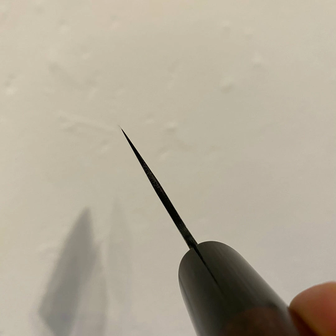 Hitohira GR 170mm Bunka Iron Clad Aogami 2 Damascus