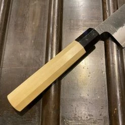 Konosuke Madei ‘Sumiiro’ 210mm Gyuto SLD Kurouchi Nashiji - By Nihei W/ Saya