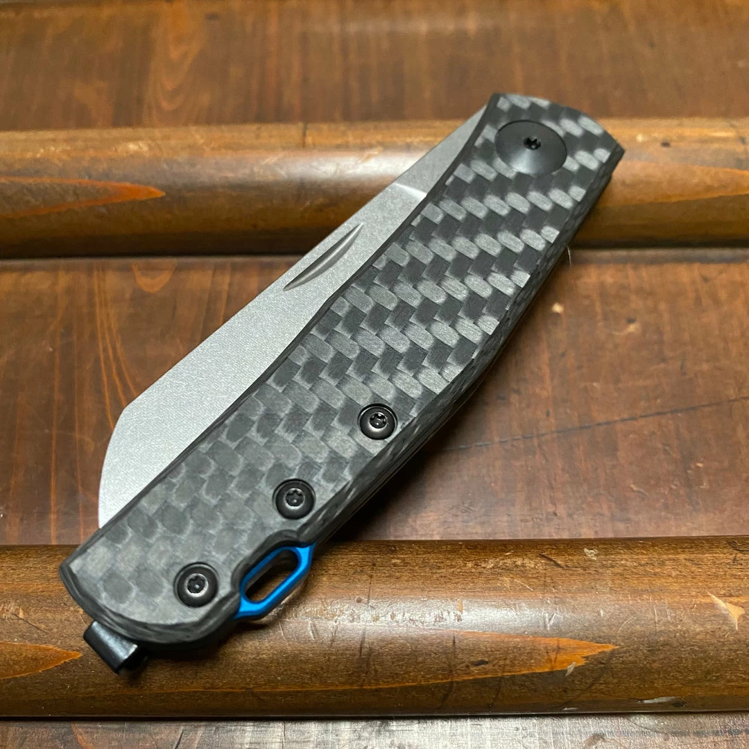 Zero Tolerance Knives Zero Tolerance 0230 Anso Carbon Fiber - Sheepsfoot Slipjoint