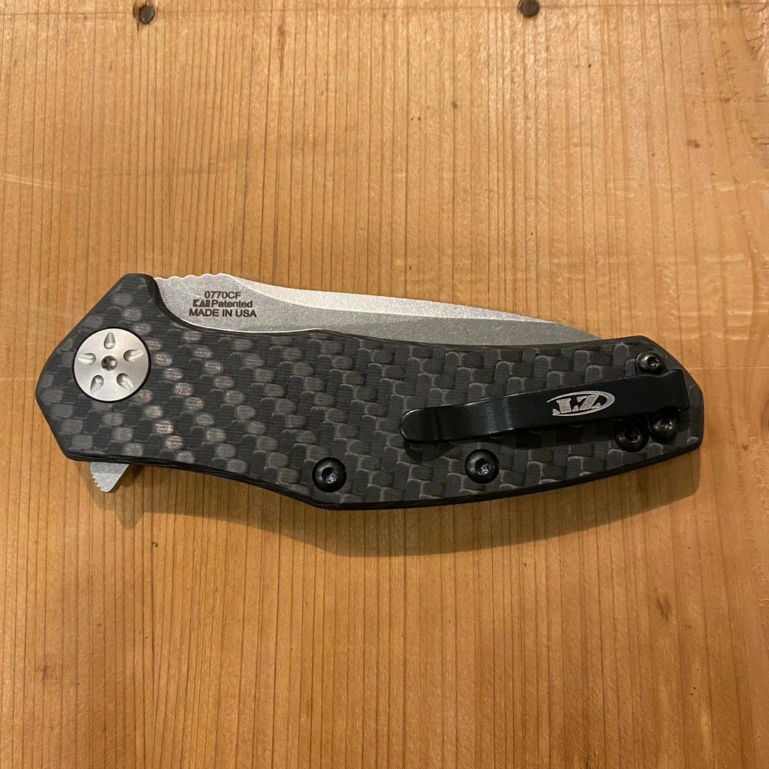Zero Tolerance Knives Zero Tolerance 0770CF Assist Carbon Fiber - Flipper Liner Lock