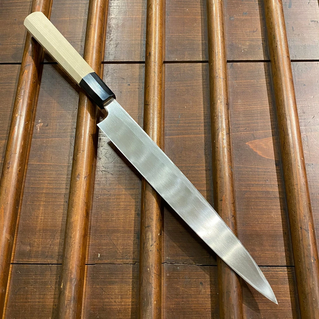 Hitohira Kikichiyo Manzo LEFTY 270mm Yanagi Shirogami 3 Ho