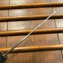 Sakai Kikumori Yugiri 180mm Kiritsuke Santoku Stainless Clad Aogami 1 Ebony W/ Saya