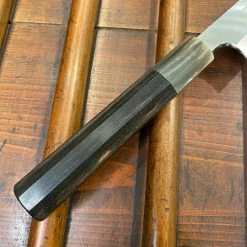 Hitohira Togashi 270mm Sujihiki Stainless Clad Shirogami 1 Taihei Ebony Handle