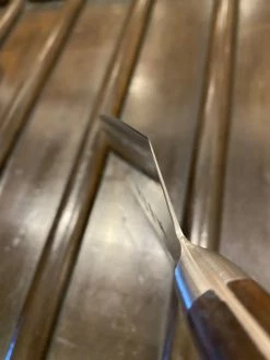 Hitohira Imojiya OKD 170mm Santoku VG-1