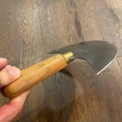 Friedr. Herder Friedr Herder 1/2 Moon Leather Knife Carbon Steel