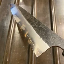 Konosuke Madei ‘Sumiiro’ 240mm Gyuto SLD Kurouchi Nashiji - By Nihei W/ Saya