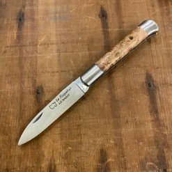 Au Sabot 11cm Roquefort Stainless Pocket Knife Double Bolster Juniper