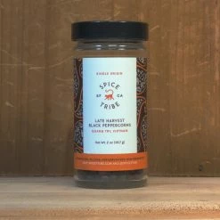 Pantry Late Harvest Black Peppercorns - Single Origin - 1/2 Cup Jar - Spice Tribe