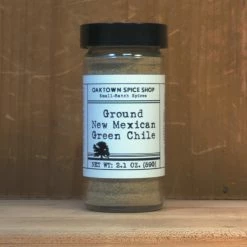 Oaktown Spice Shop Ground New Mexican Green Chile - 1/2 Cup Jar Pantry