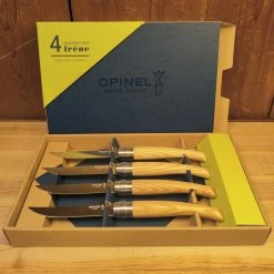 Opinel Set Of 4 Table Chic Ashwood Steak Knives
