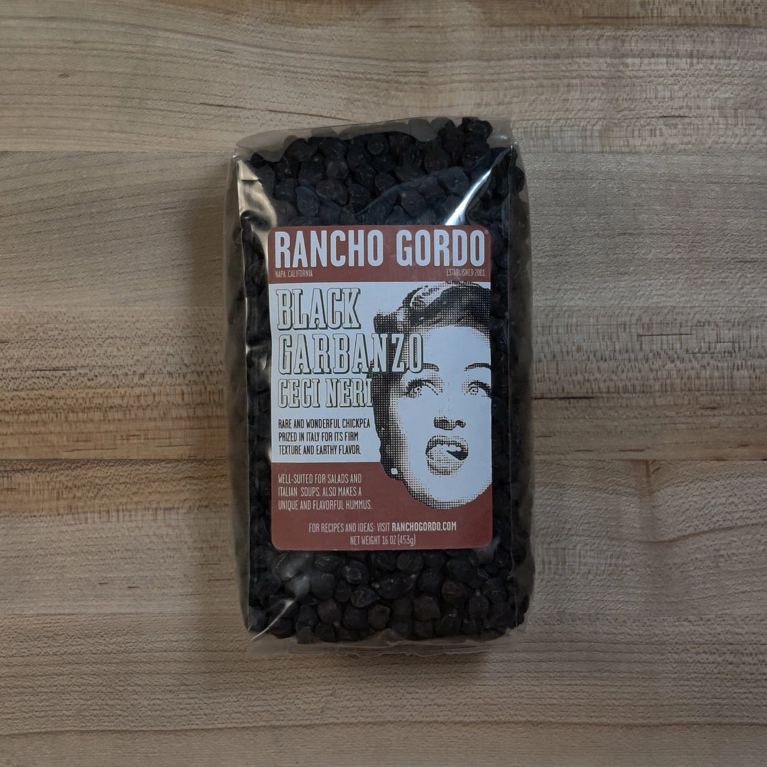 Pantry Rancho Gordo Black Garbanzo Bean - 1lb