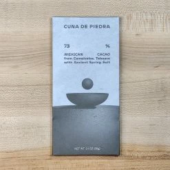 Cuna De Piedra 73% Mexican Cacao From Comalcalco, Tabasco W/ Ancient Spring Salt - 2.1oz Pantry