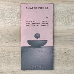 Cuna De Piedra 73% Mexican Cacao From Comalcalco, Tabasco W/ Hibiscus Flowers - 2.1oz Pantry