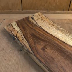 Kitchen Tools Knife En Place Elements Live Edge Spalted Indian Rosewood - 19x4.75