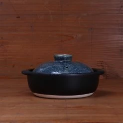 Kagetsu Daikoku Banko Ware Soup Donabe - Blue No. 6 Kitchen Tools
