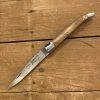 Au Sabot 10cm Laguiole Stainless Pocket Knife 2 Bolsters Olive