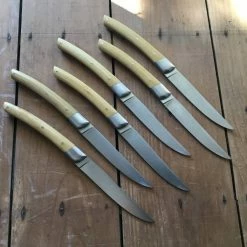 Chazeau Honoré 'Le Thiers' Steak Set Of 6 Bolstered Boxwood