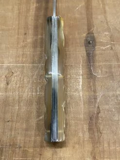 Pallares Busa 10cm Folder - Stainless - Ram Horn