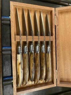 Fontenille Pataud'Laguiole Steak' - Pistachio - Set Of 6