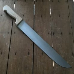 K Sabatier 14" / 35cm Boucher Carbon Steel Beech Handle
