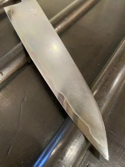 Takada No Hamano Takada No Hamono 210mm Gyuto - Suiboku Finish Aogami 2 Iron Clad - Cherry & Ebony Octagon